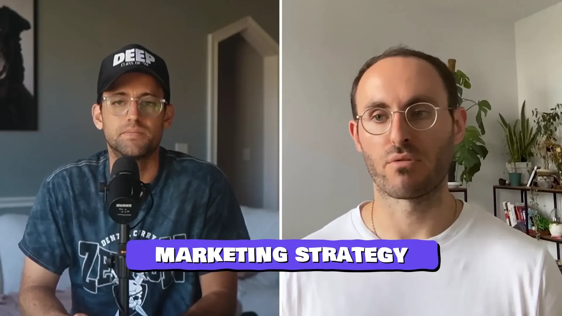 Samuel explaining his four-step growth strategy