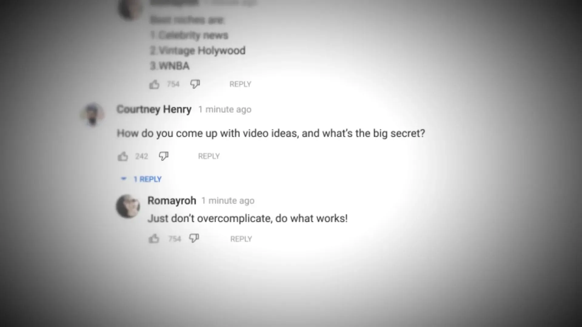 Studying competitor channels for video ideas