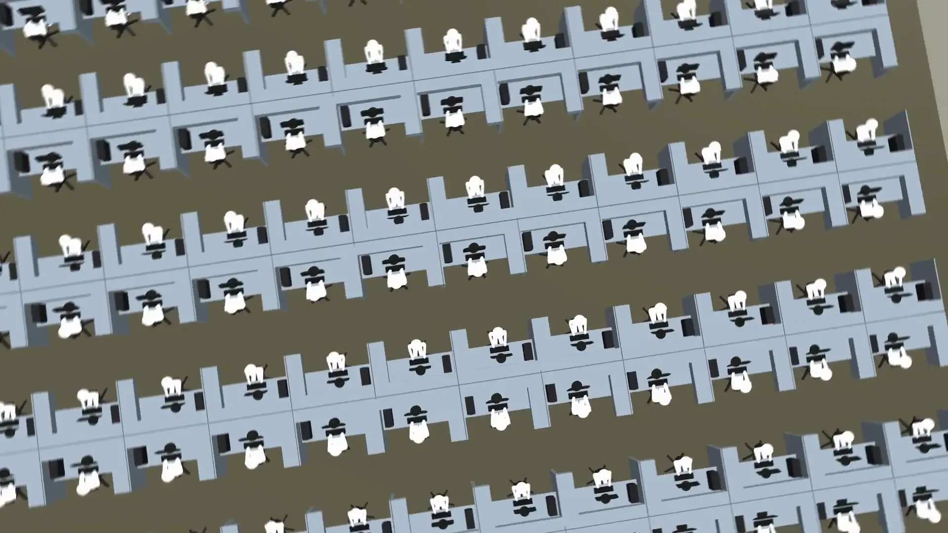 Visual representation of long horizon reinforcement learning with parallel environments