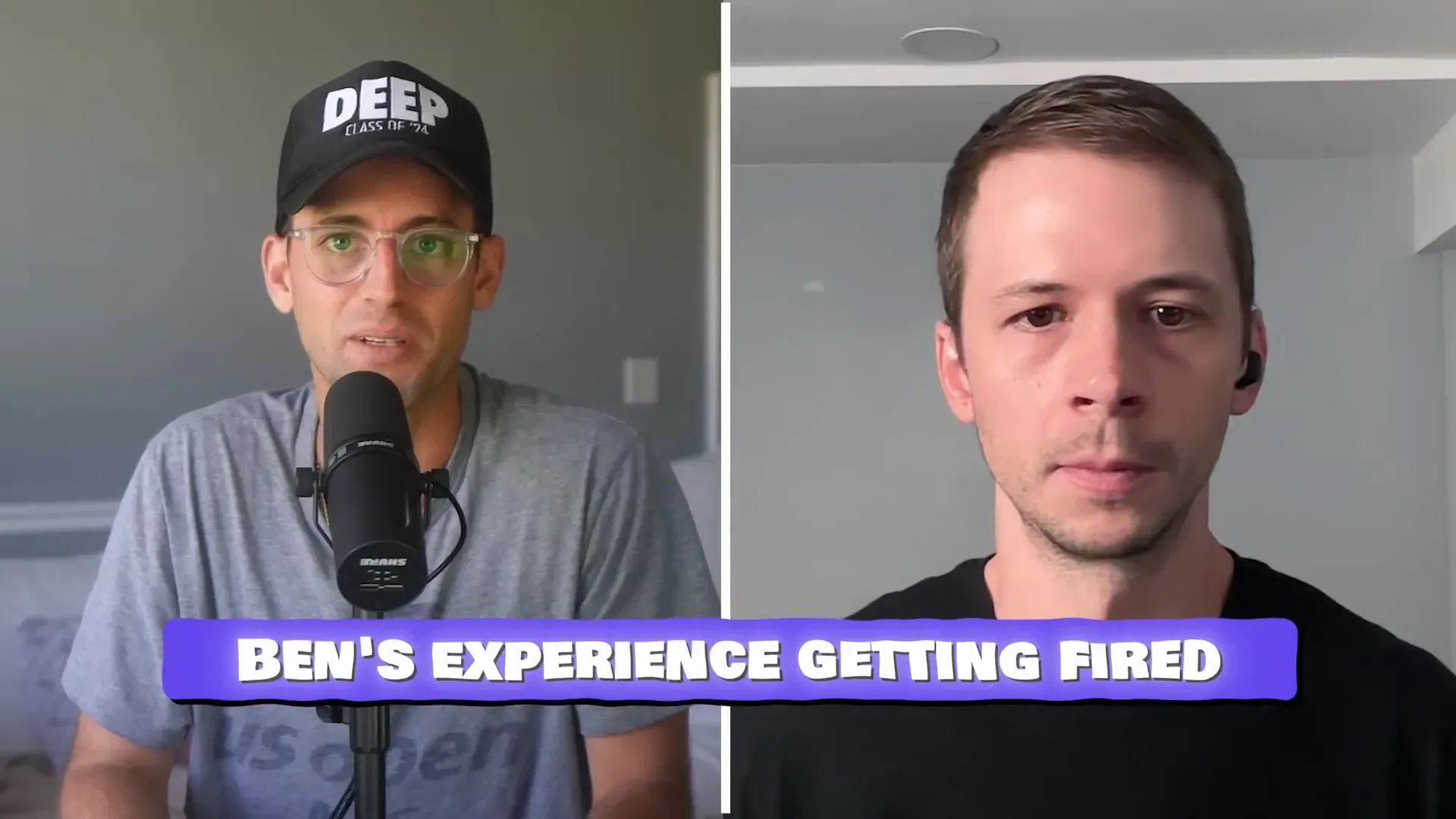 Ben sharing his story about being laid off and decision to focus on Tech Lockdown