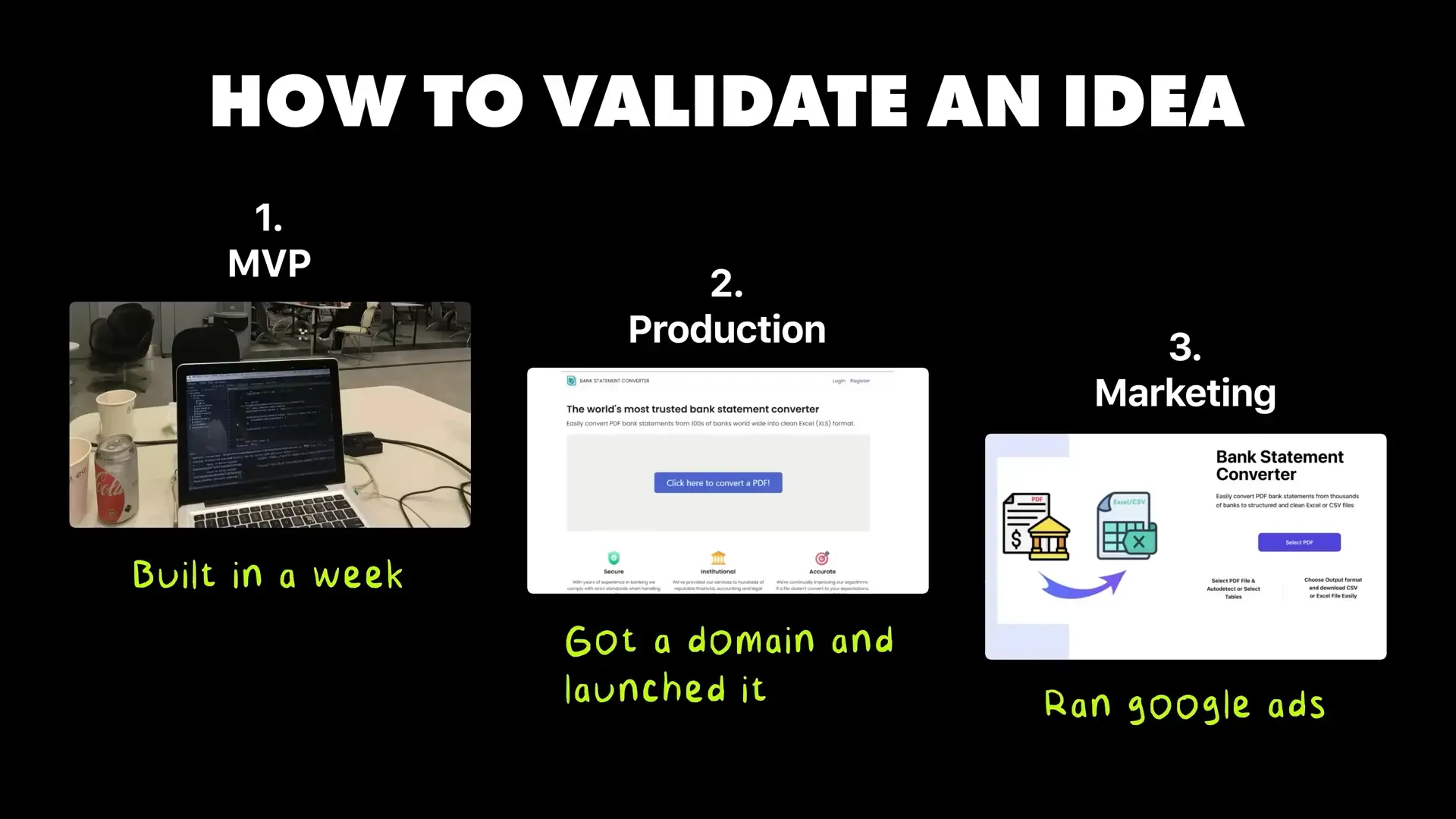 Launching MVP and getting first users